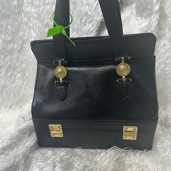 VERSACE RARE LEATHER TRUNK BAG - Picture 6 of 9